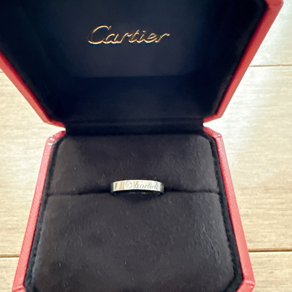 Cartier platinum Band Ring